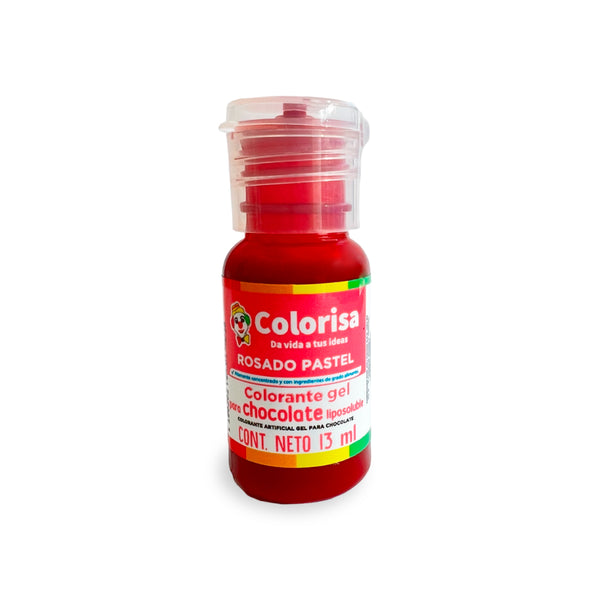 Colorante liposoluble rosado pastel 13 ml. Colorisa