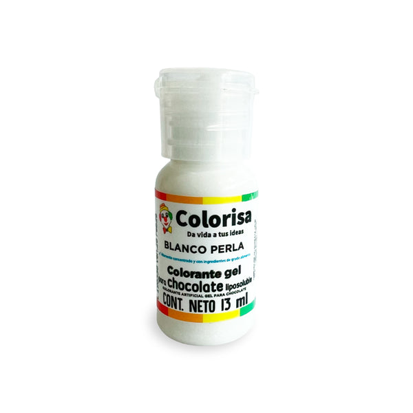 Colorante liposoluble blanco perla 13 ml. Colorisa