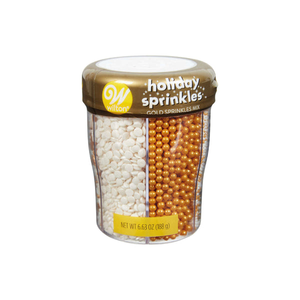 Sprinkles Dorada Blanca 188 Gr. Wilton