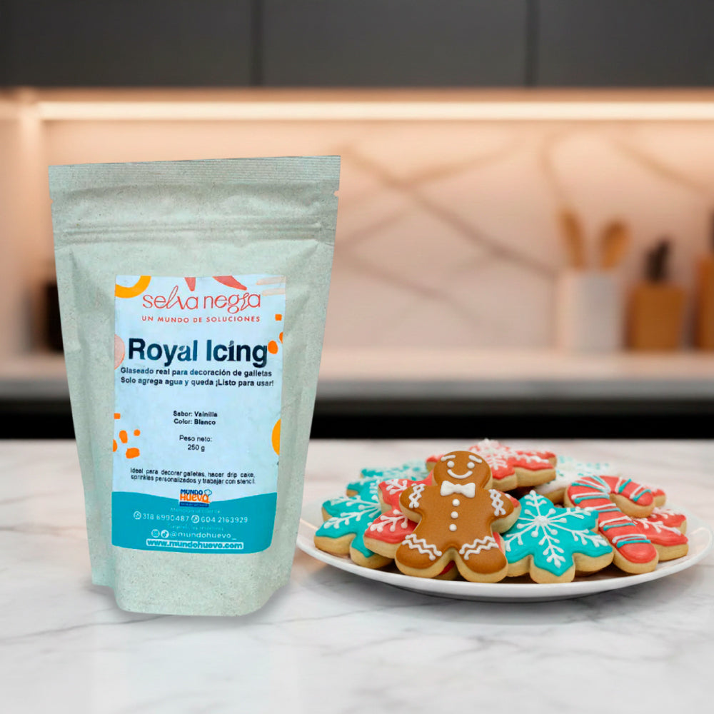 Royal Icing Glaseado Real Selva Negra 250 gr.