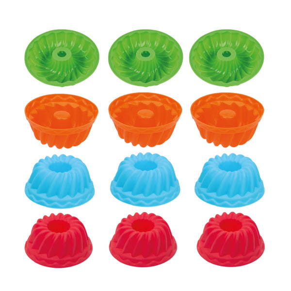 Set Moldes Silicona Mini Fancy Ring Individual 12 Unidades