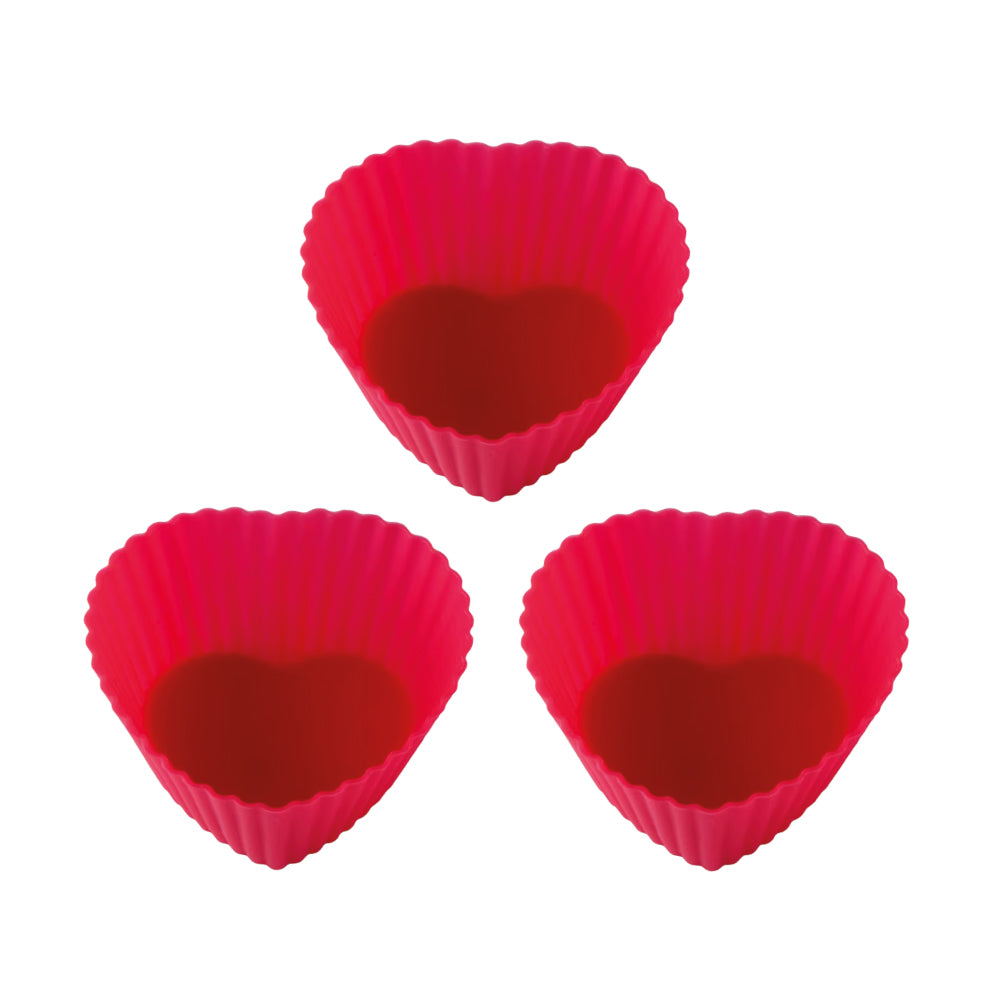 Set Moldes Silicona Corazón Individual 12 Unidades