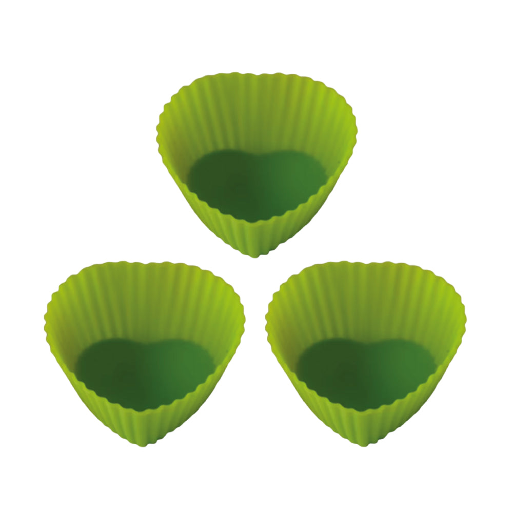 Set Moldes Silicona Corazón Individual 12 Unidades
