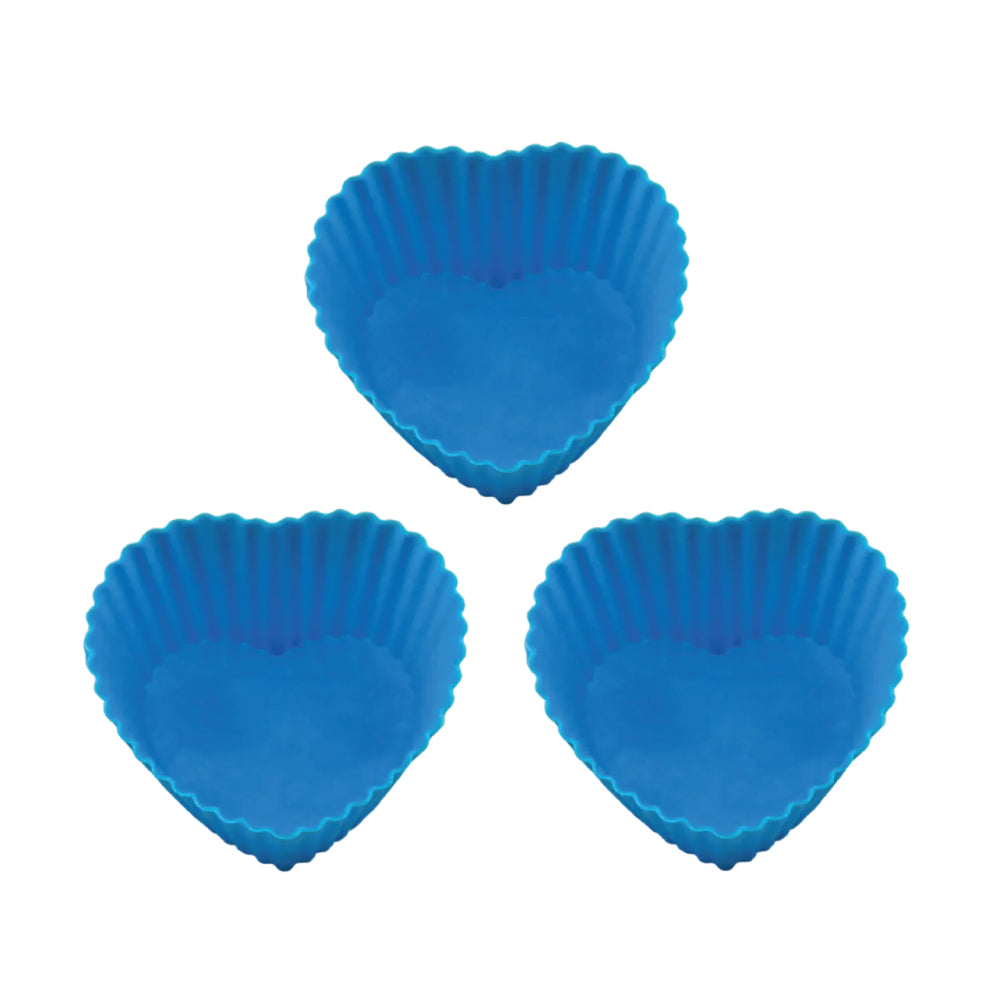 Set Moldes Silicona Corazón Individual 12 Unidades