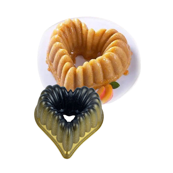 Molde Metálico Corazón Relleno Elegante Selva Negra