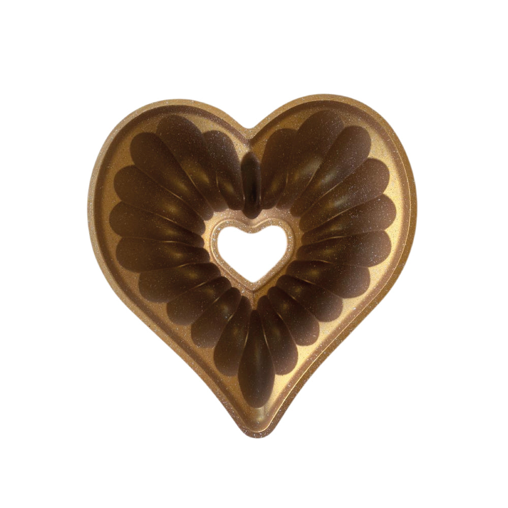 Molde Metálico Corazón Relleno Elegante Selva Negra