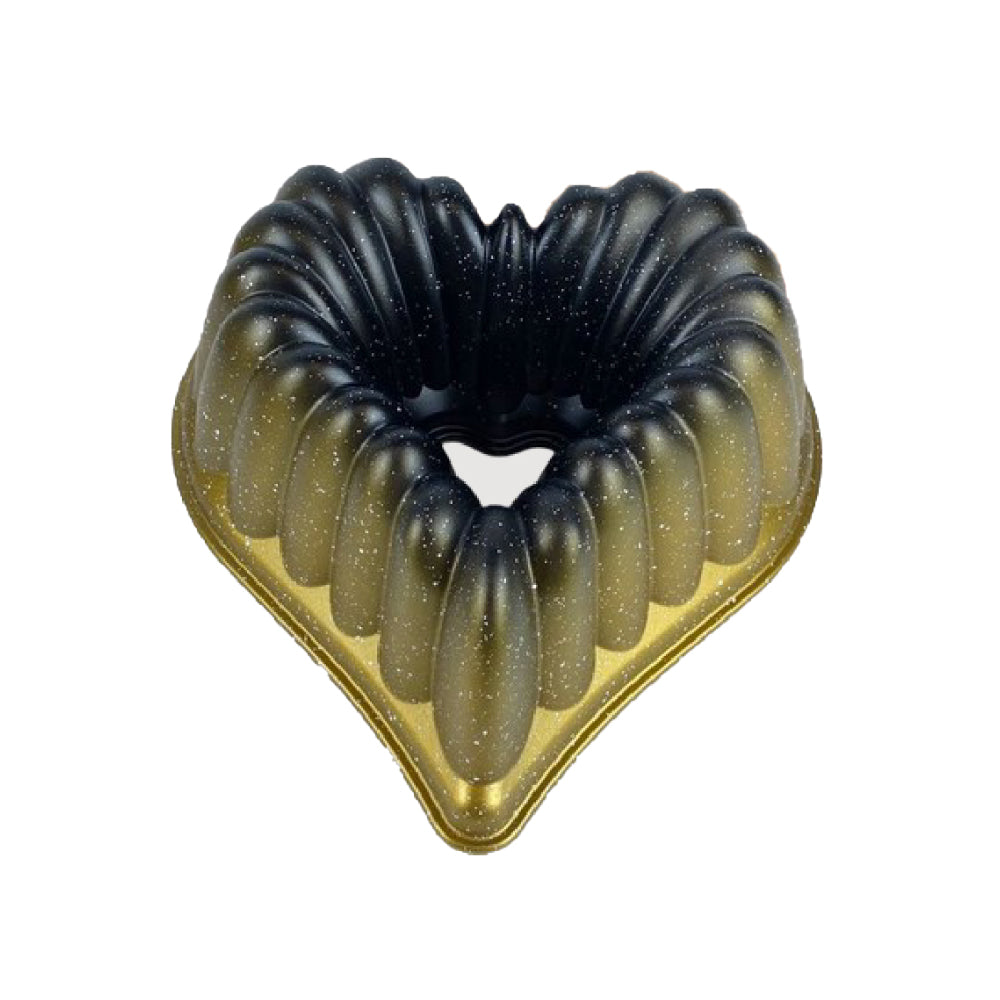 Molde Metálico Corazón Relleno Elegante Selva Negra