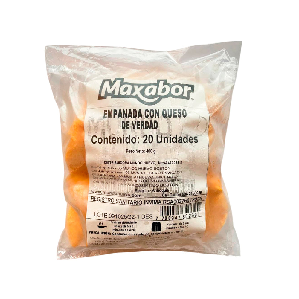 Empanada Cóctel Queso Maxabor 20 Unidades