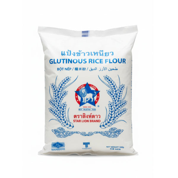 Harina de Arroz Glutinoso Star Lion 500 Gr