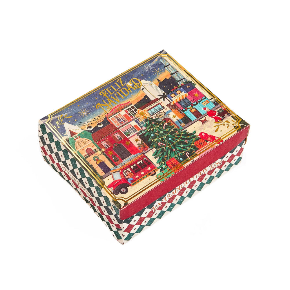 Caja Navidad Tradicional 18.5 cm x 15.5 cm x 7.5 cm Unidad