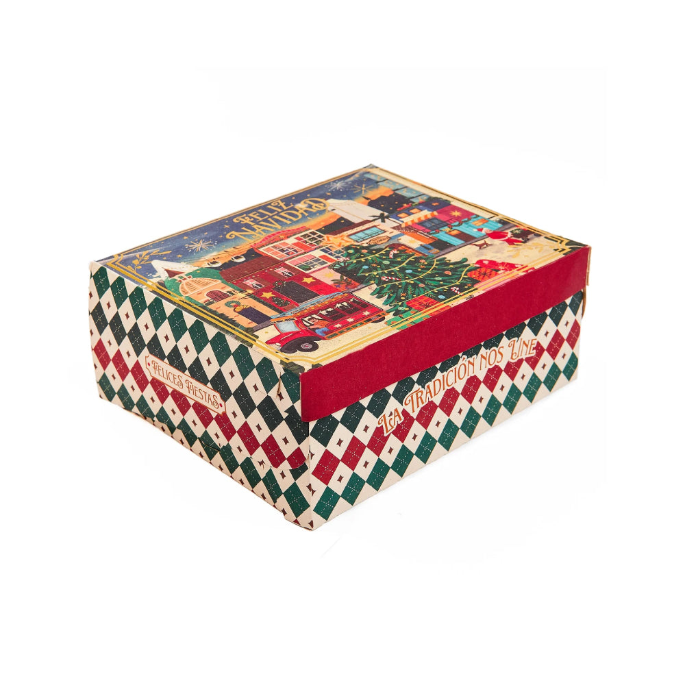 Caja Navidad Tradicional 18.5 cm x 15.5 cm x 7.5 cm Unidad