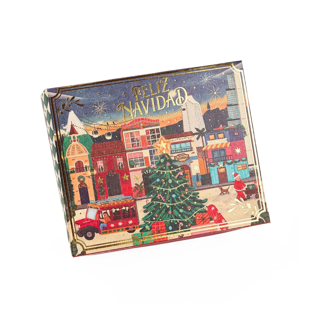 Caja Navidad Tradicional 18.5 cm x 15.5 cm x 7.5 cm Unidad