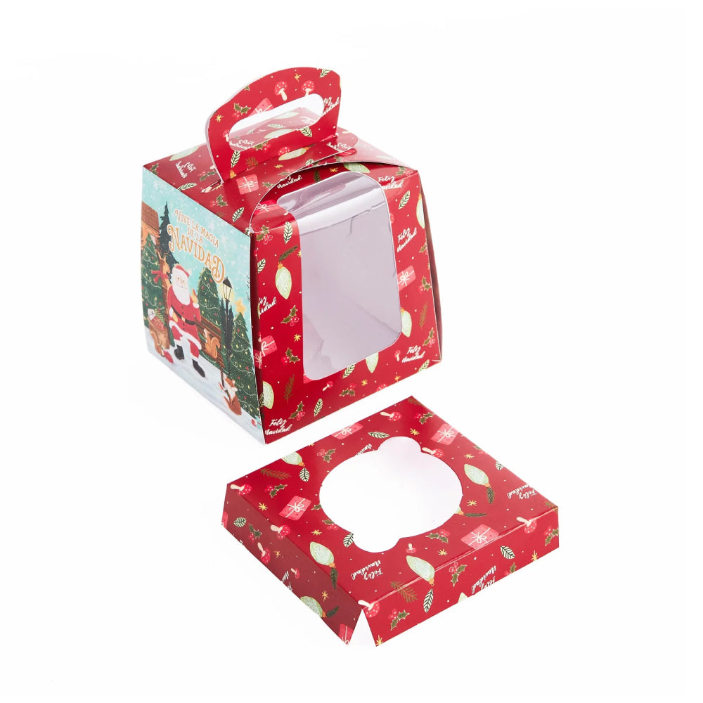 Caja Navidad Maletín Muffin Unidad