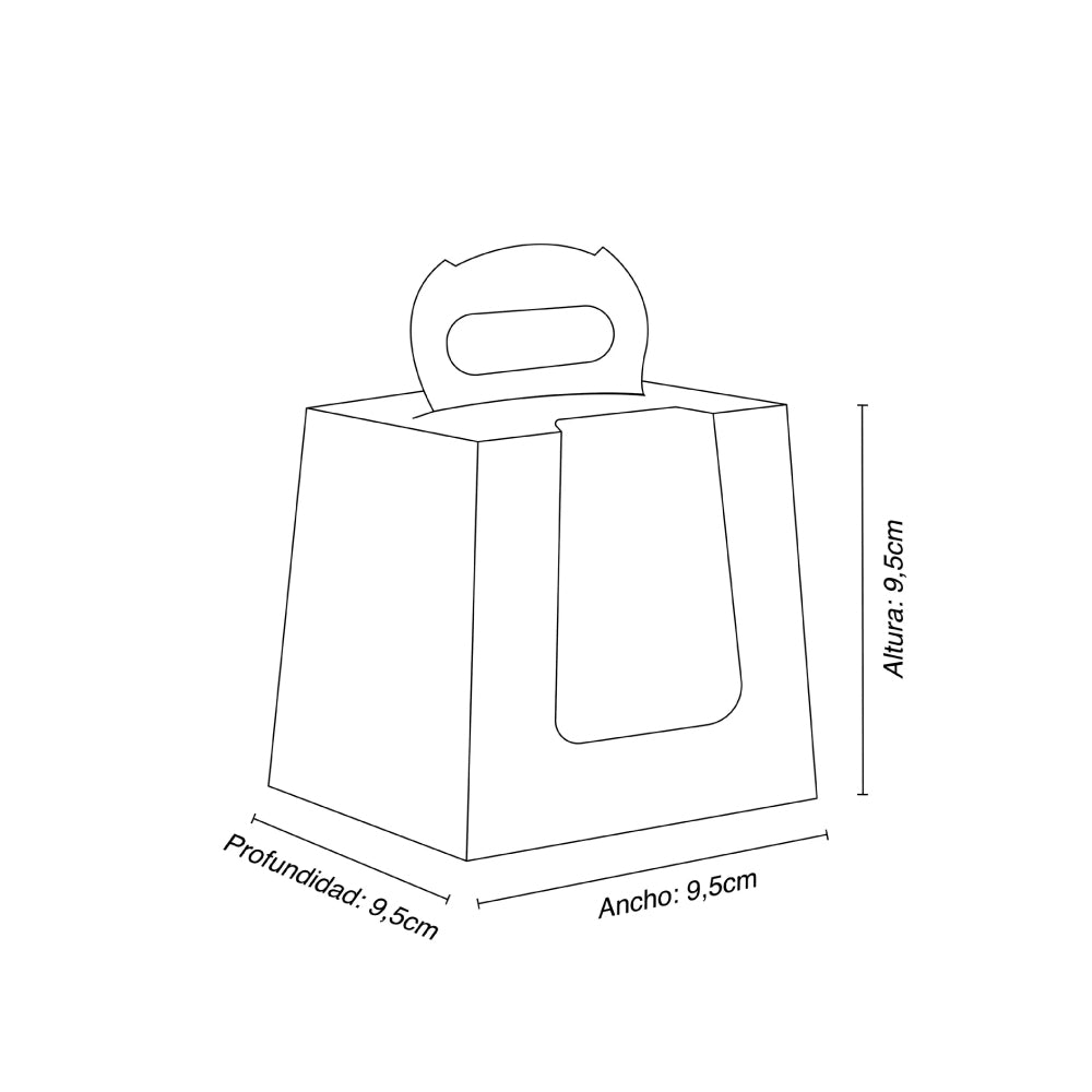 Caja Navidad Maletín Muffin Unidad