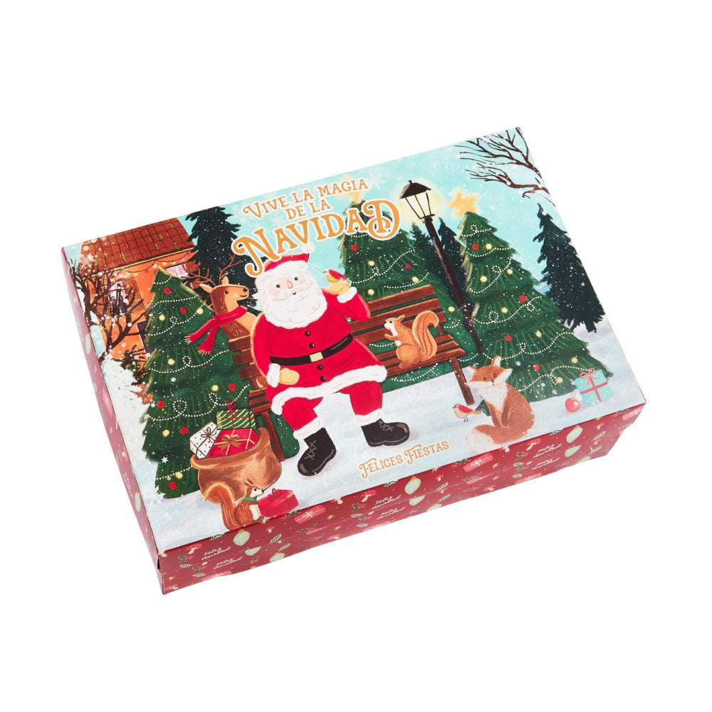 Caja Navidad Base y Tapa 24 cm x 16 cm x 8 cm