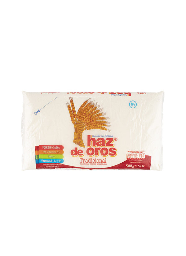 Harina De Trigo Haz De Oros Tradicional x 500 Gr