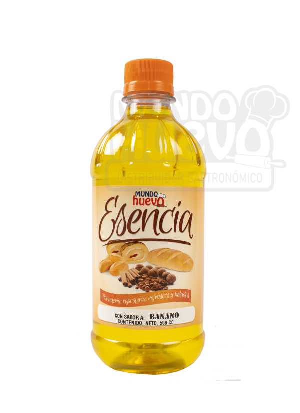 Esencia de Banano Mundo Huevo x 500 Ml