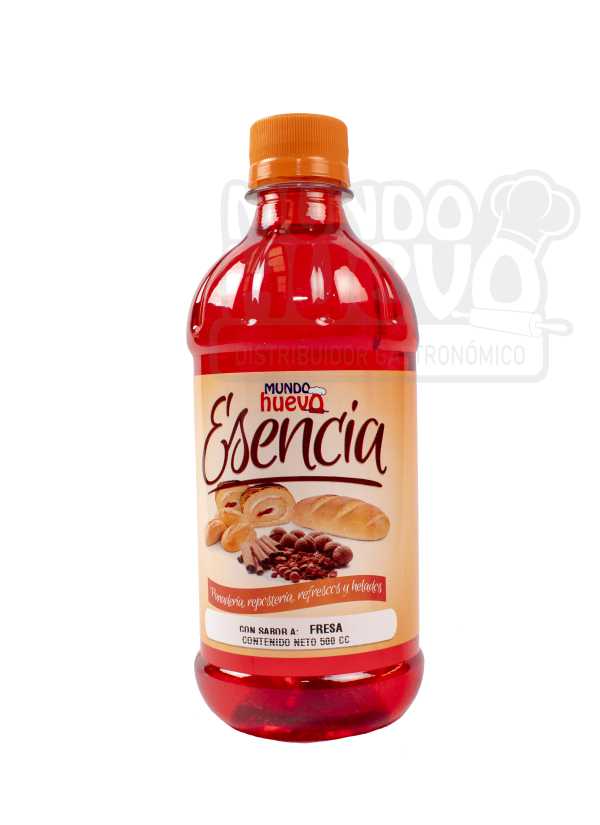 Esencia de Fresa Mundo Huevo x 500 Ml