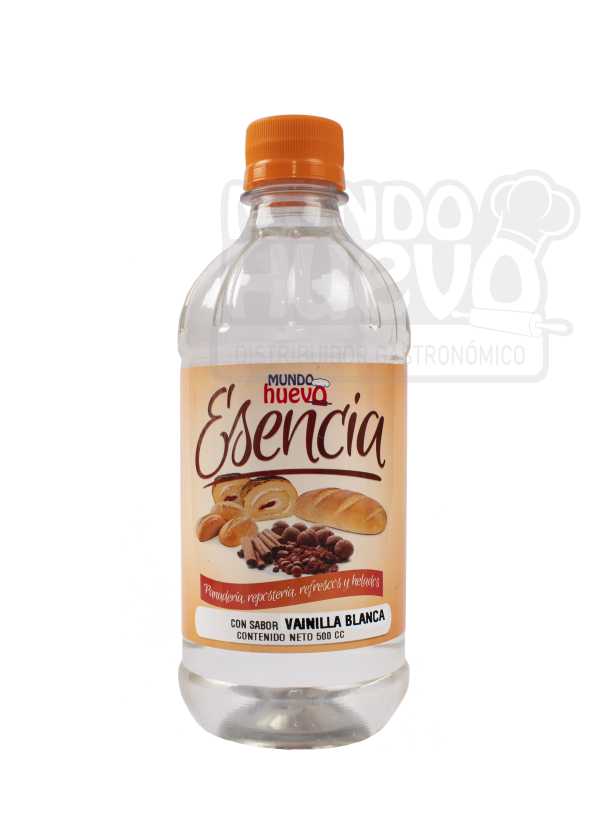 Esencia de Vainilla Blanca Mundo Huevo x 500 Ml