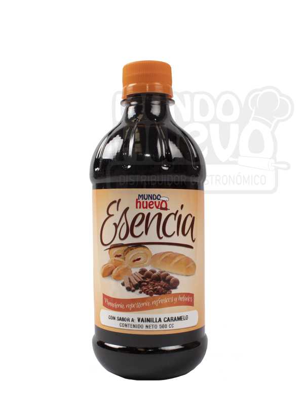 Esencia de Vainilla Caramelo Mundo Huevo x 500 Ml