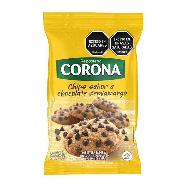 Chips de Chocolate x 250 Gr Corona