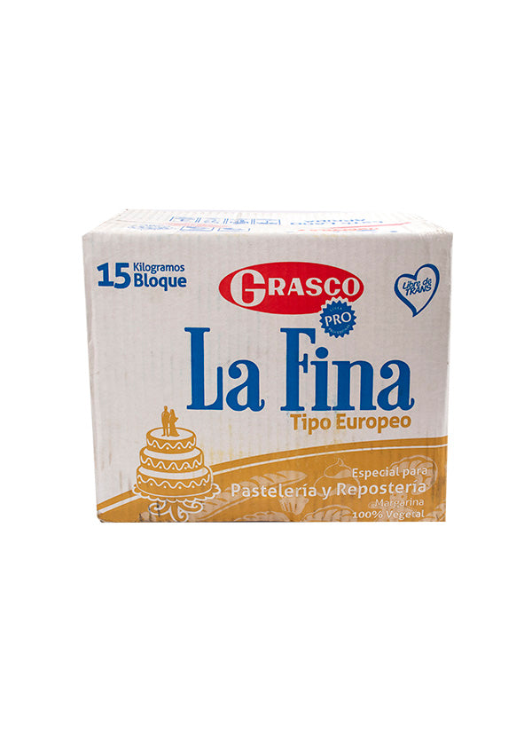 Margarina La Fina Europea Caja x 15 Kg