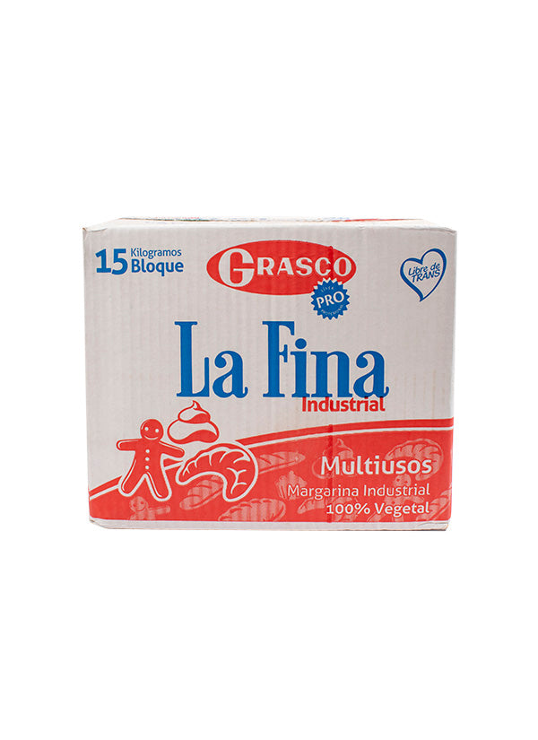 Margarina La Fina Industrial Caja x 15 Kg