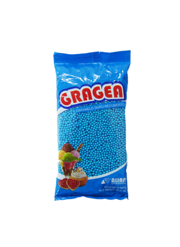 Gragea Perlada Azul #4 Alian X 500 Gr