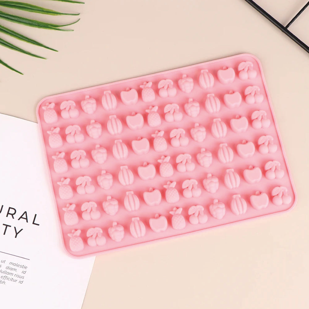 Molde de Silicona Gomitas Frutas X 66 Cavidades