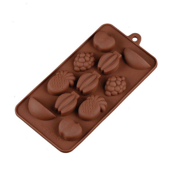 Molde de Silicona frutas x 11 Cavidades