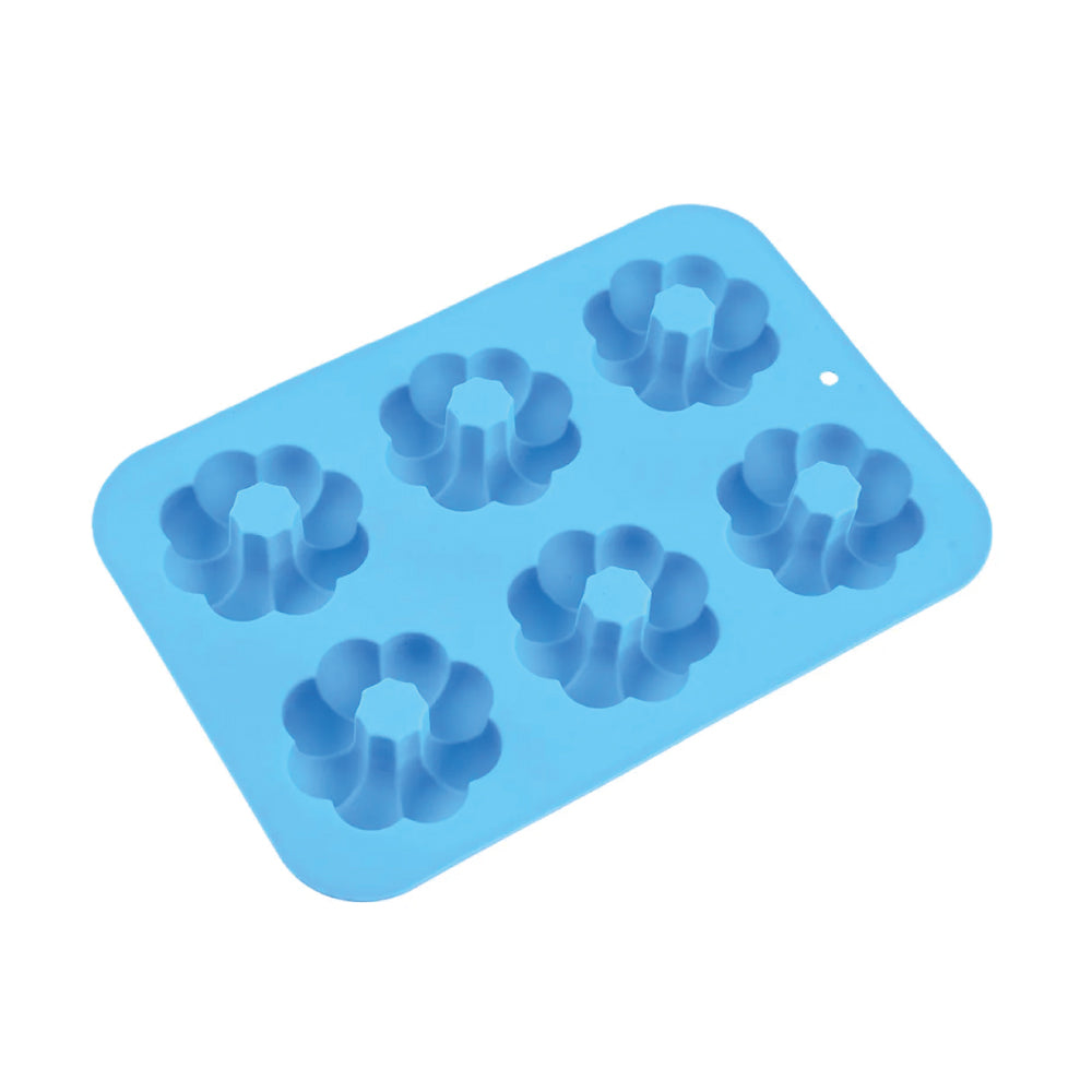 Molde Silicona Postre Flor Selva Negra 6 Cavidades