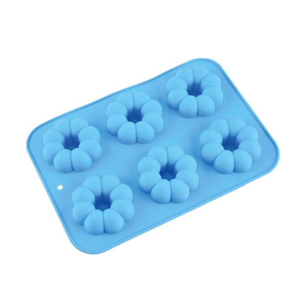 Molde Silicona Postre Flor Selva Negra 6 Cavidades