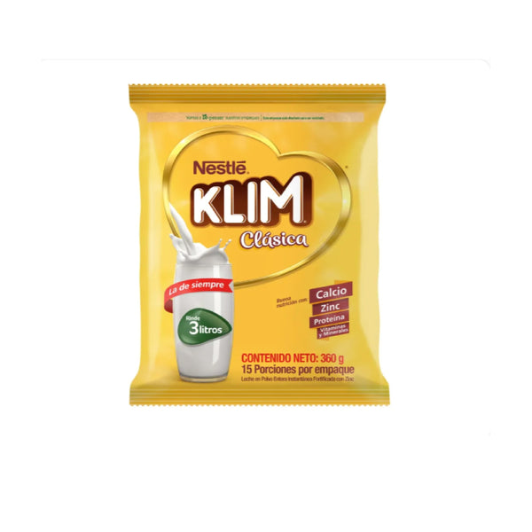 Leche KLIM en polvo Clásica 360 gr
