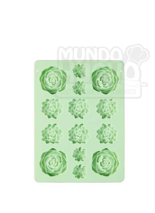 Molde De Silicona Flores Suculentas X 14 Cavidades - Wilton