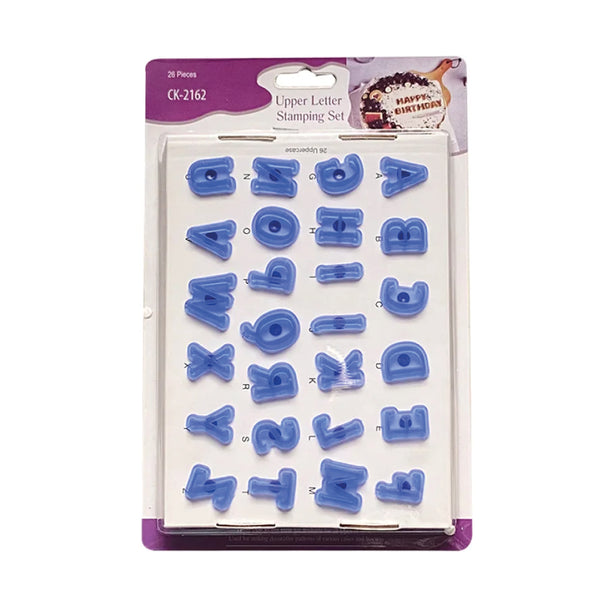 Set Marcador Sellos Abecedario Mayúsculas Selva Negra 26 Unidades