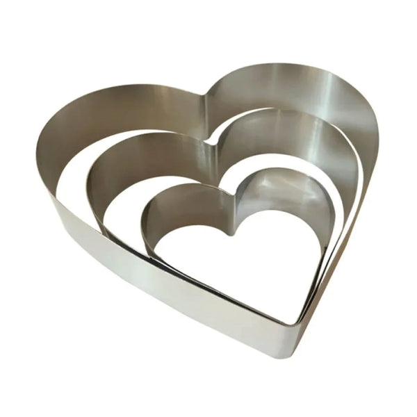 Set Aros Corazón Selva Negra 20 cm 15 cm 10 cm