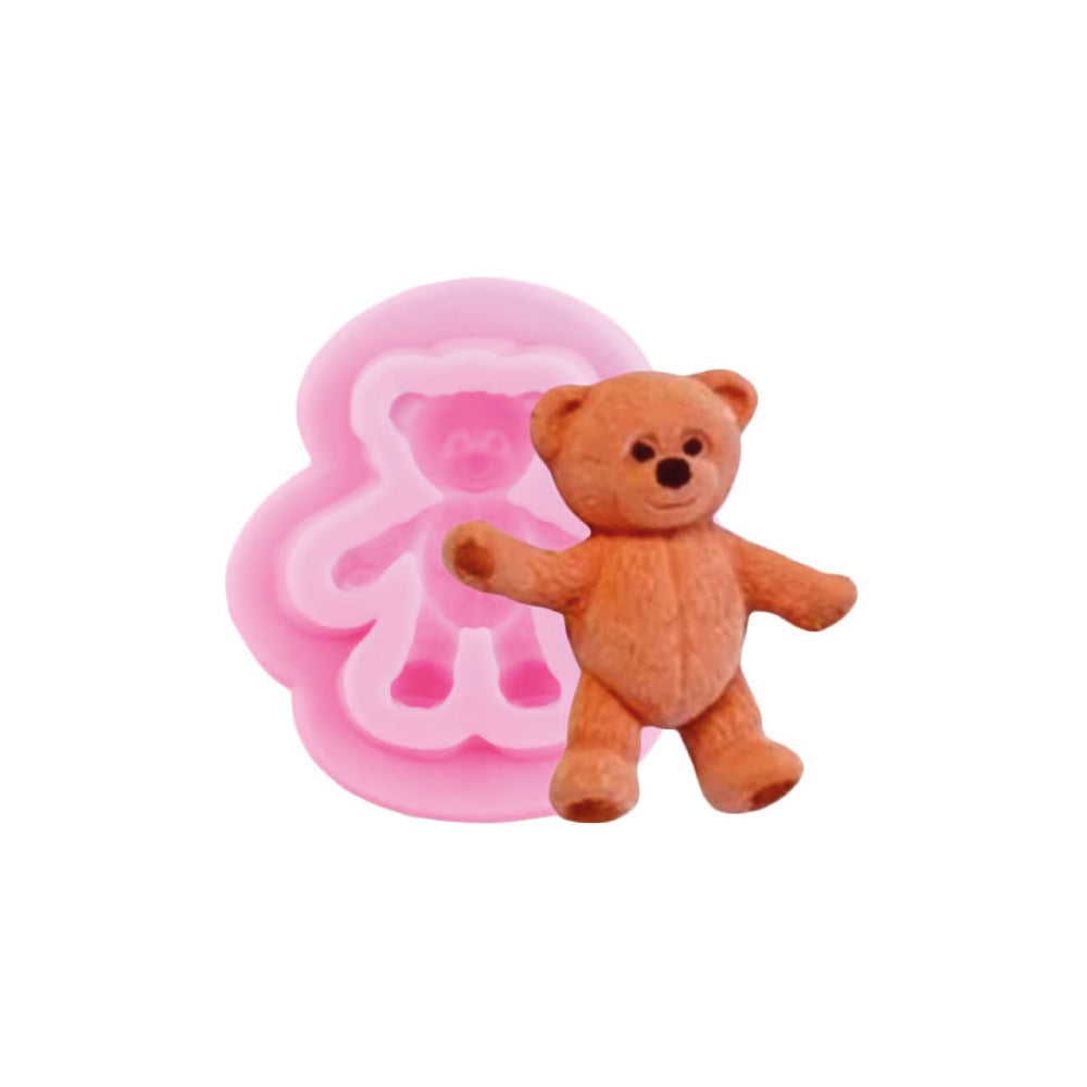 Molde de Silicona Osito Teddy Selva Negra