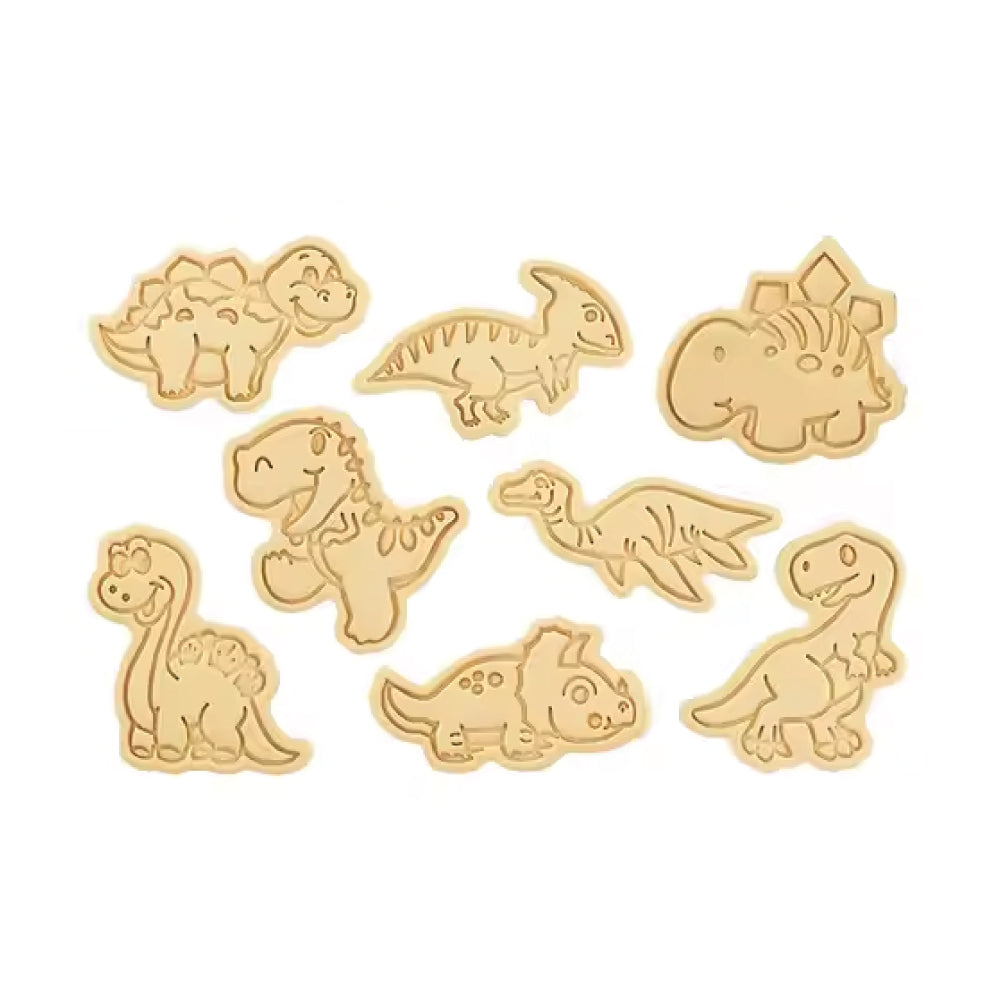 Cortador Push Print Dinosaurios 8 Unidades