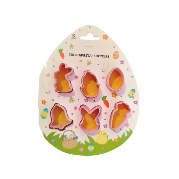 Cortador Plástico Mini Pascua Selva Negra 6 Unidades