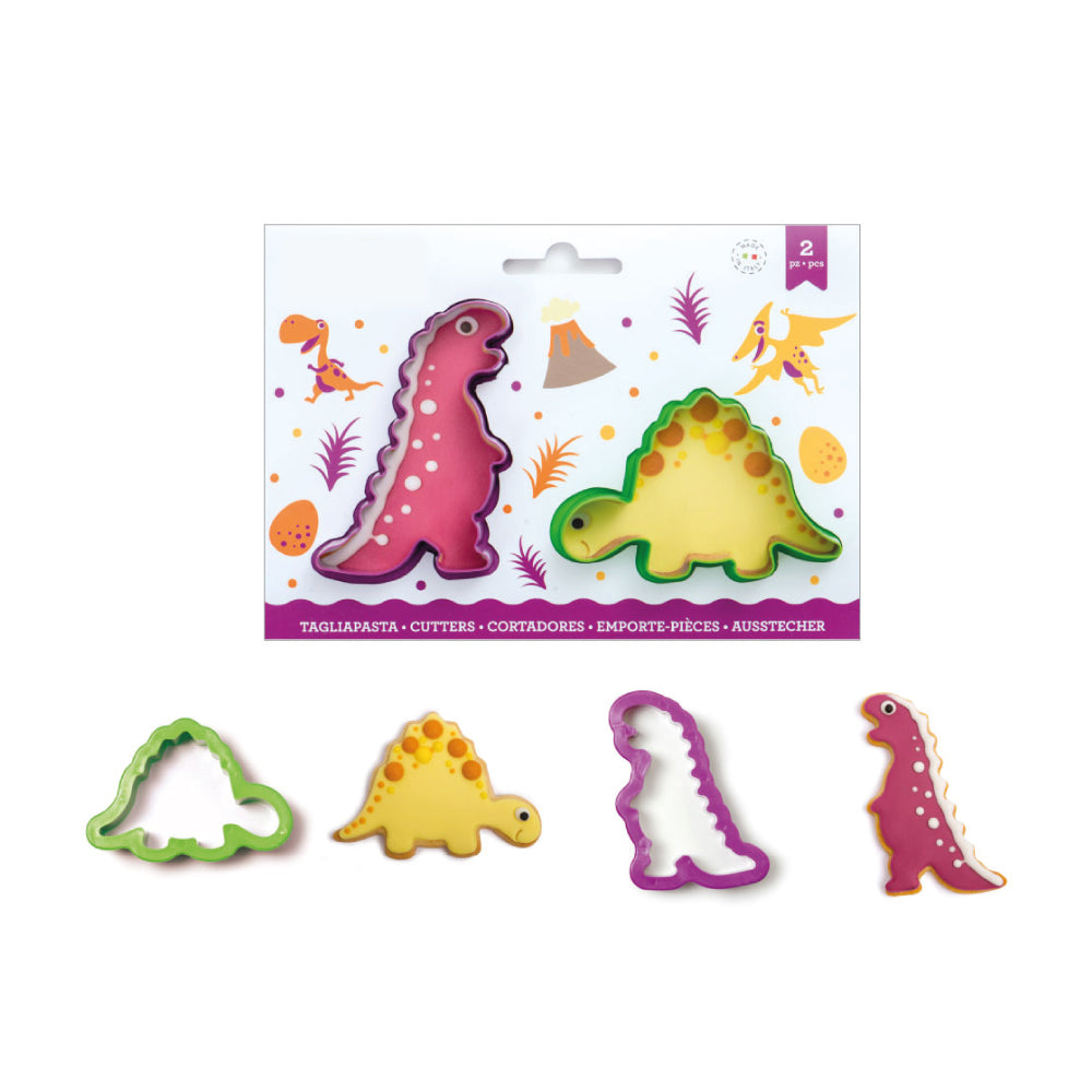 SN2-120 Cortador Plástico Dinosaurios 2 Unidades