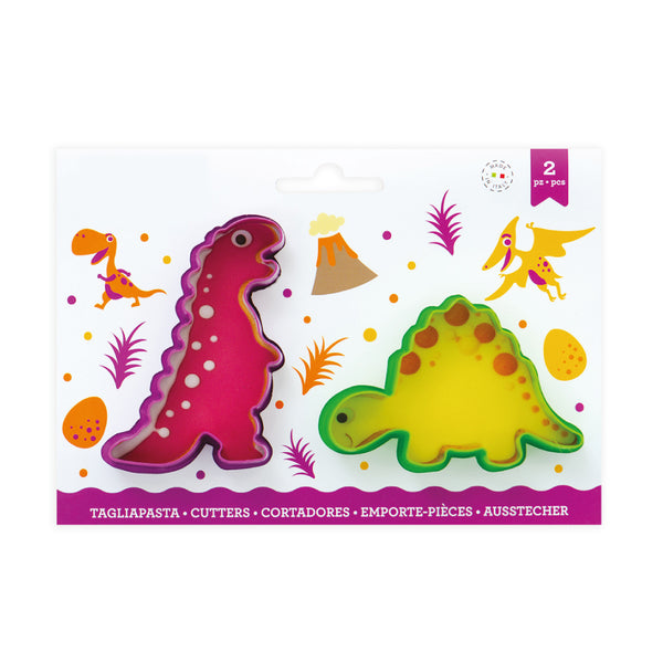 SN2-120 Cortador Plástico Dinosaurios 2 Unidades