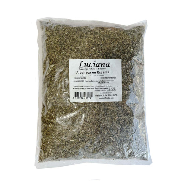 Albahaca en Escama X 500 Gr Luciana