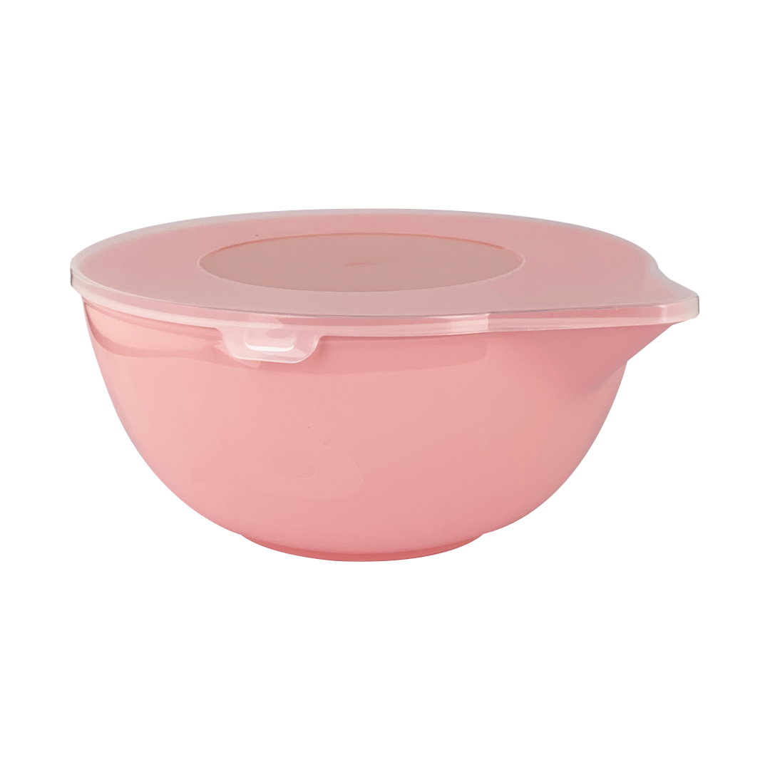 Bowl Plástico Grande Rosado Pastel BWB