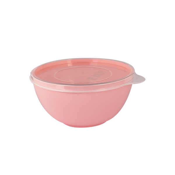 Bowl Plástico Mediano Rosado Pastel BWB