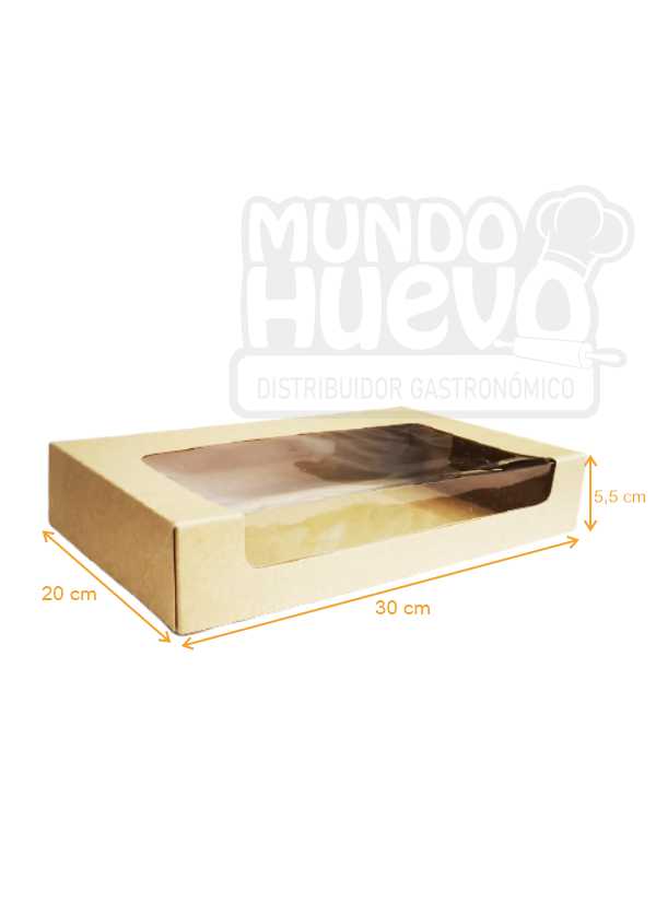 Caja Cartón Ventana Dona X Und.