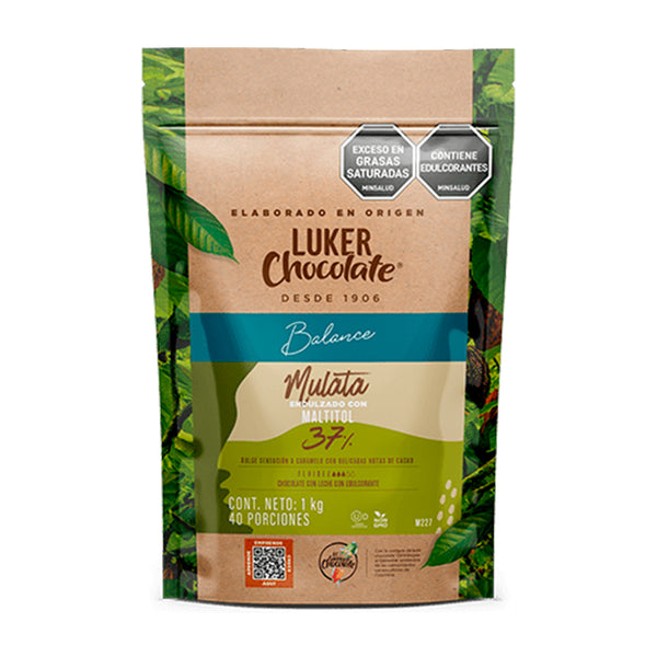 Chocolate Real Leche 37% Mulata X 1 Kg Luker