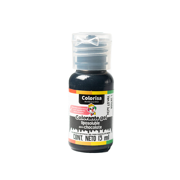 Colorante Negro para Chocolate X 13 Ml Colorisa