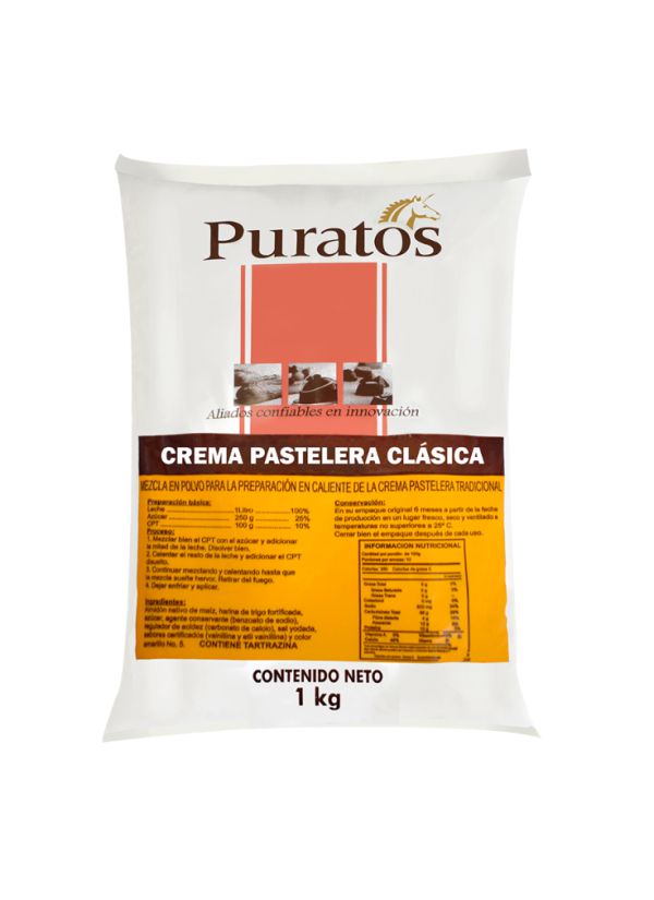 Crema Pastelera Clásica X 2,5 Kg Puratos