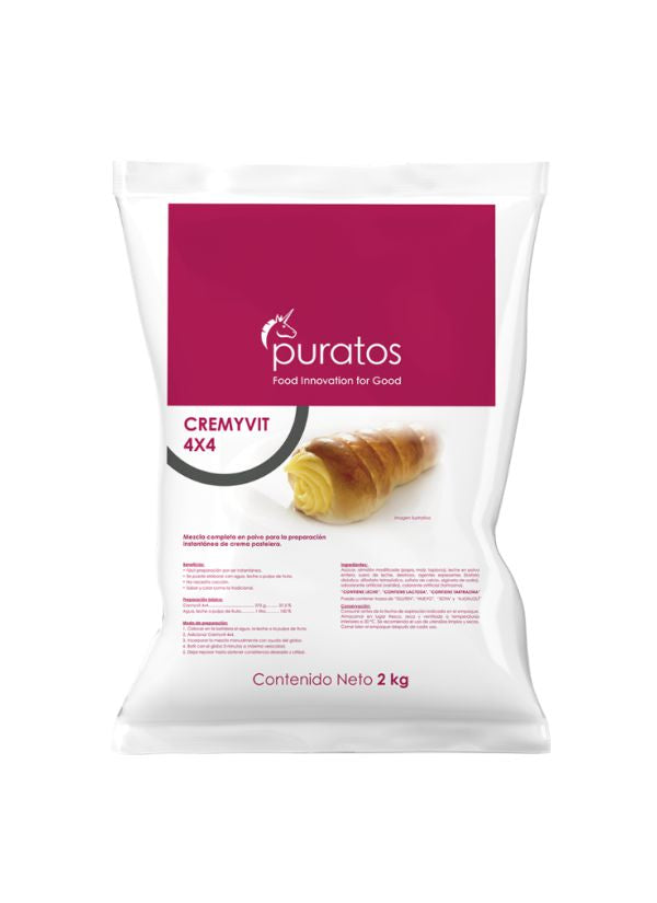 Cremyvit 4X4 Crema Pastelera X 2 Kg Puratos