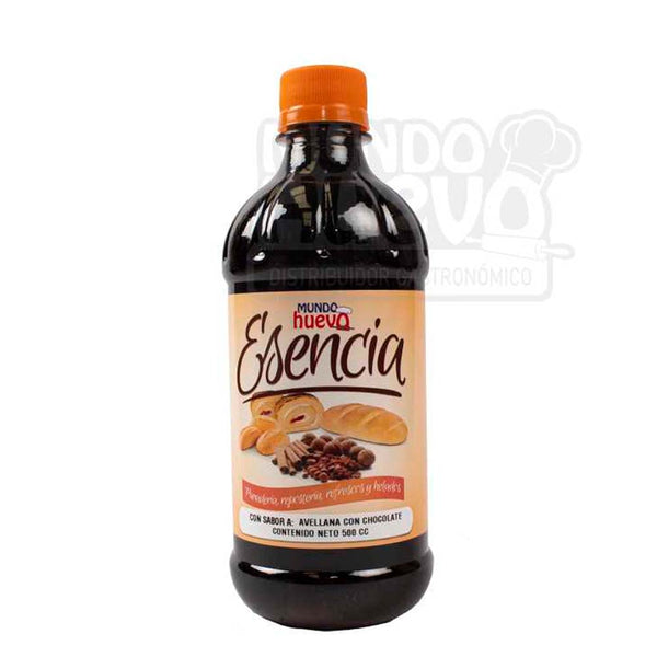 Esencia de Avellana Chocolate Mundo Huevo x 500 Ml